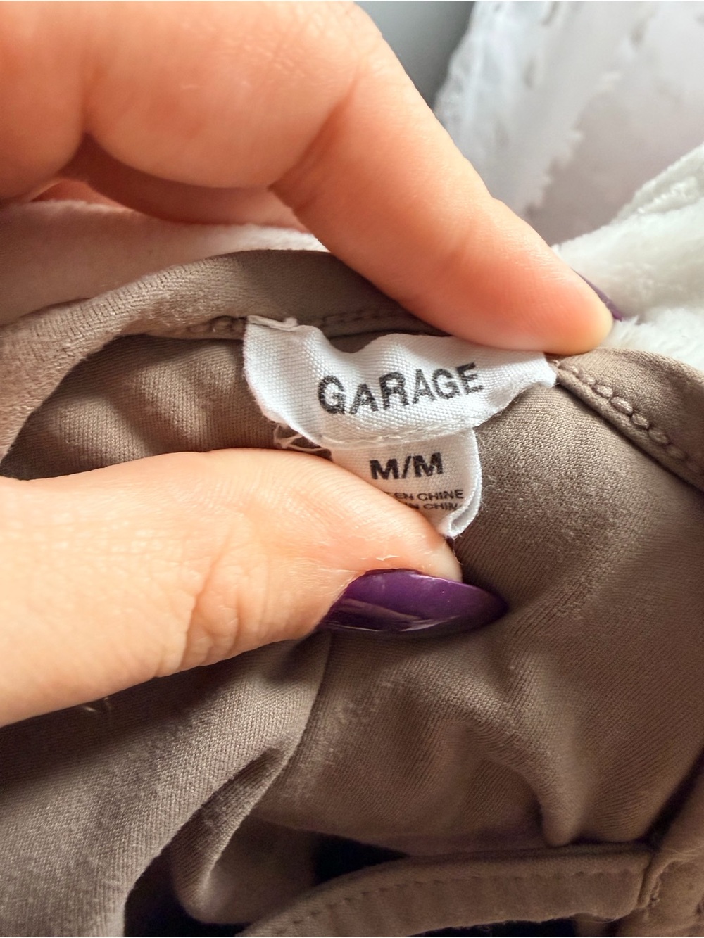Garage Taupe Tank Top - Picture 3 of 3